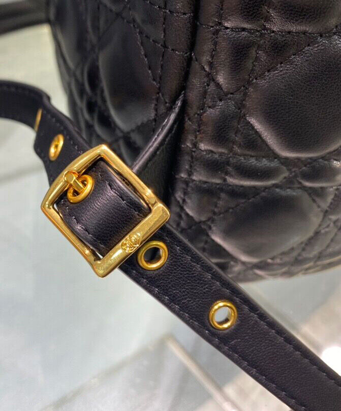 Christian Dior Small Dior Backpack Black